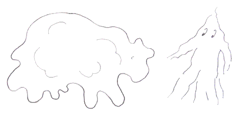 The wispy ghost and the strange new ghost of Custard Castle