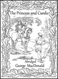 the cover of the free abridged ebook of The Princess and Curdie