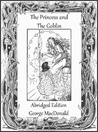 the cover of the free abridged ebook of The Princess and the Goblin